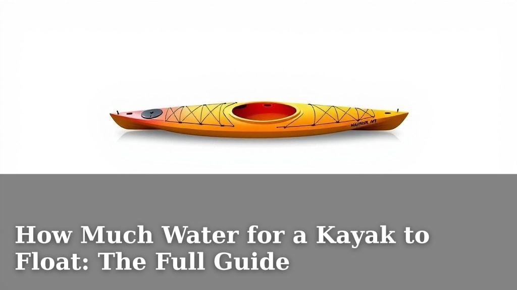 How Much Water for a Kayak to Float: The Full Guide