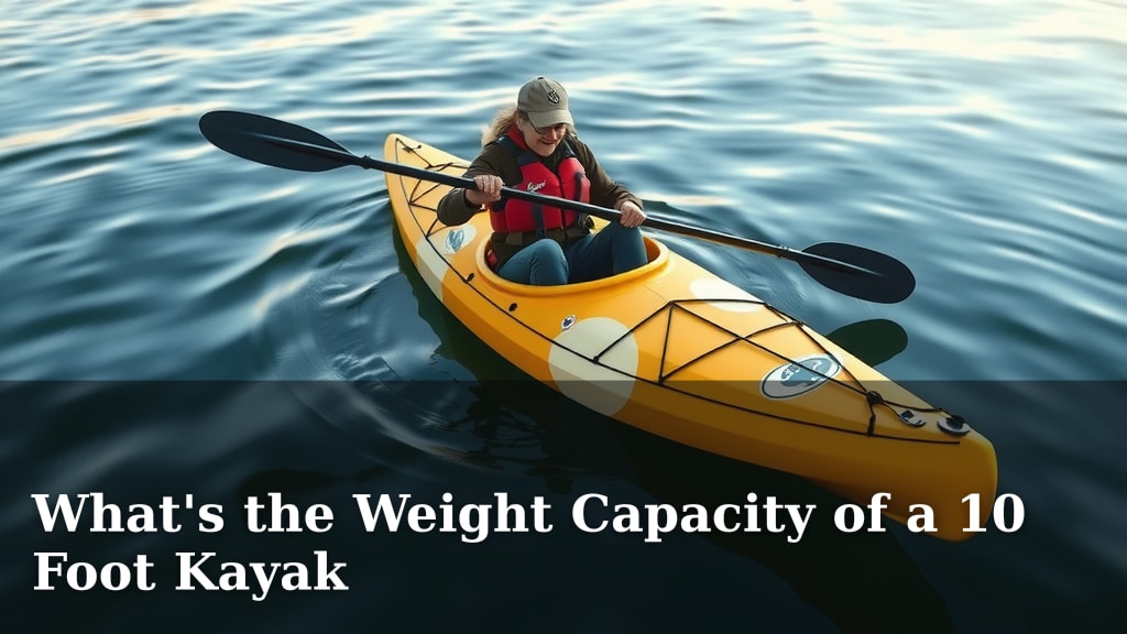 What's the Weight Capacity of a 10 Foot Kayak