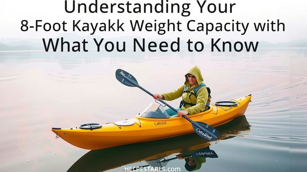 Understanding Your 8-Foot Kayak's Weight Limit