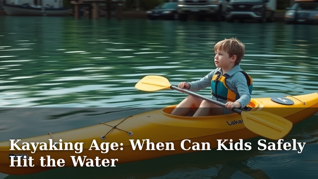 Kayaking Age: When Can Kids Safely Hit the Water
