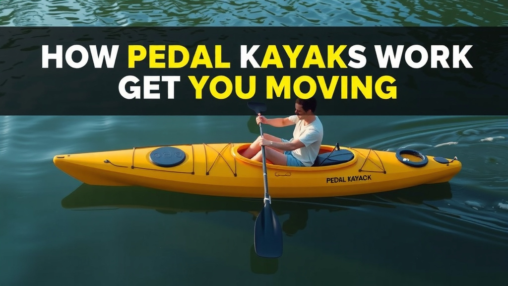 Understanding How Pedal Kayaks Get You Moving