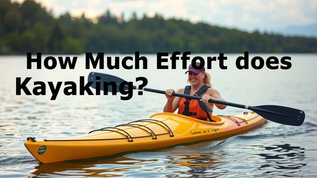 How Much Effort Does Kayaking Require?