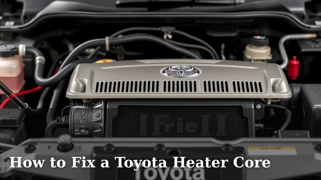 How to Fix a Toyota Heater Core