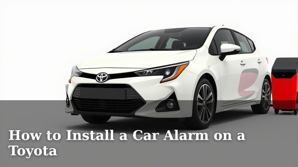 How to Install a Car Alarm on a Toyota