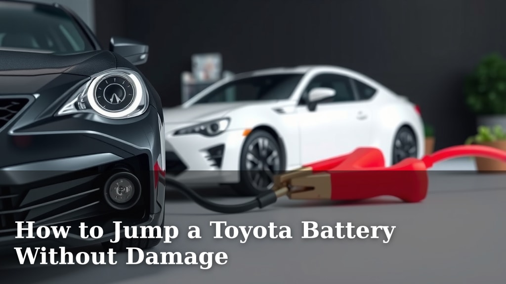 How to Jump a Toyota Battery Without Damage