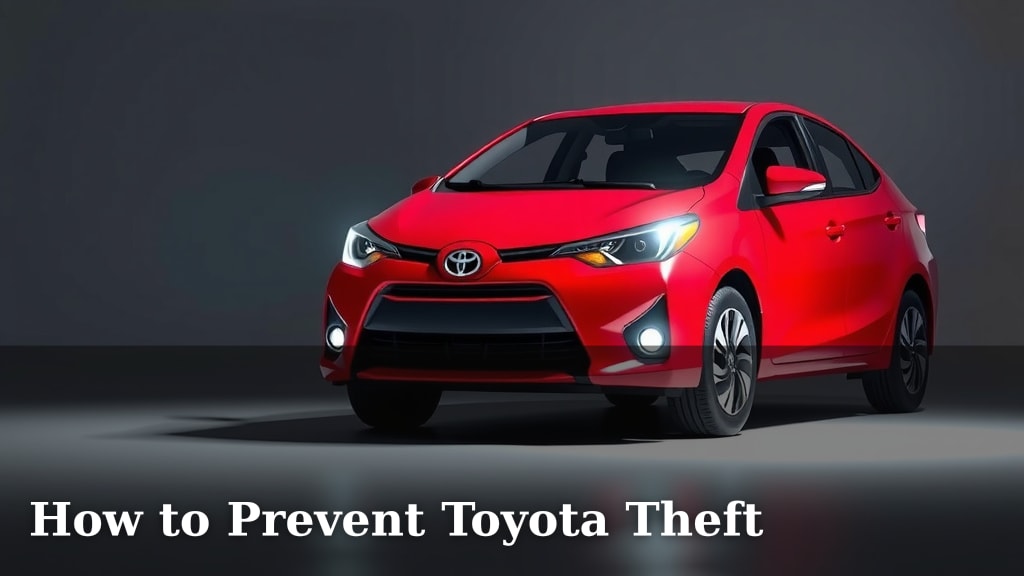 How to Prevent Toyota Theft