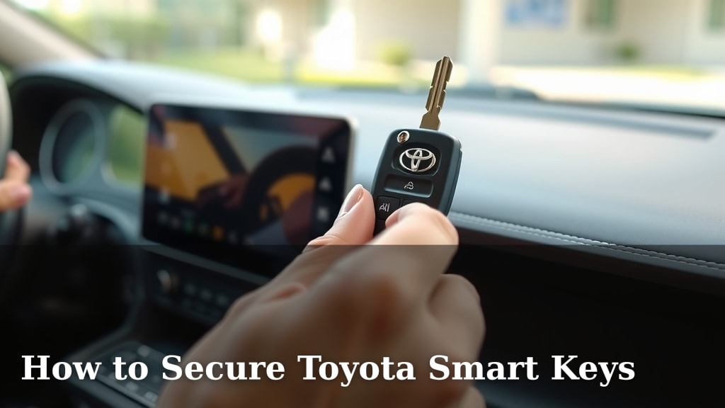 How to Secure Toyota Smart Keys