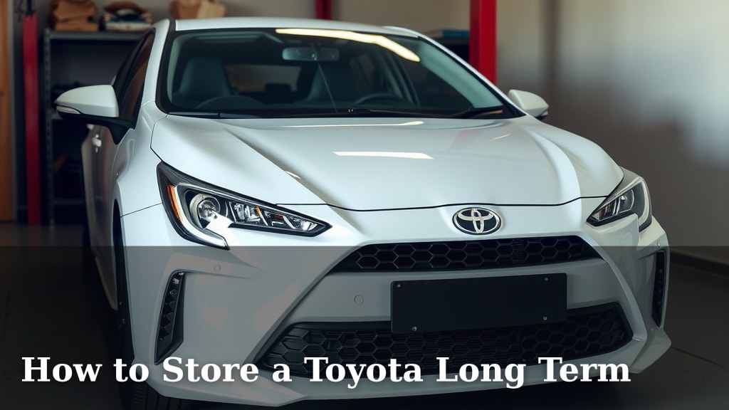How to Store a Toyota Long Term