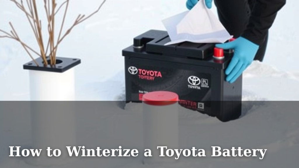 How to Winterize a Toyota Battery