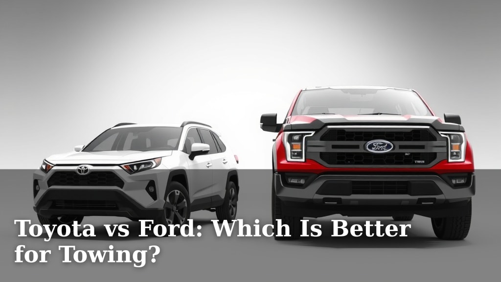 Toyota vs Ford: Which Is Better for Towing?