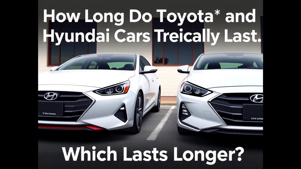 How Long Do Toyota and Hyundai Cars Typically Last?