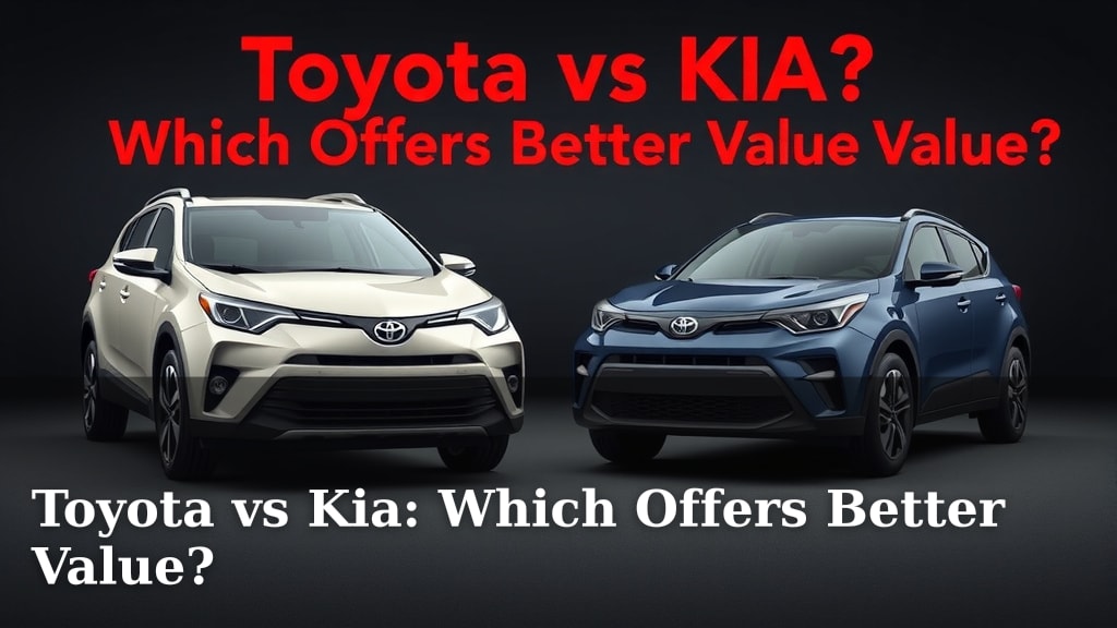Toyota vs Kia: Which Offers Better Value?
