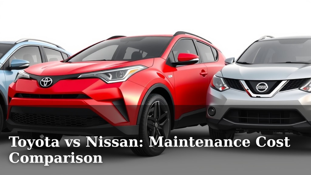 Toyota vs Nissan: Maintenance Cost Comparison