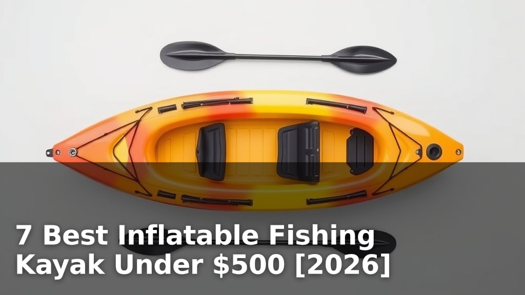 7 Best Inflatable Fishing Kayak Under $500 [2026]