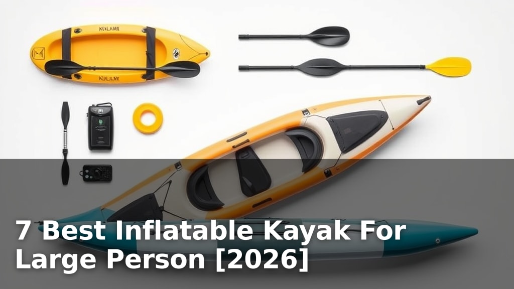 7 Best Inflatable Kayak For Large Person [2026]