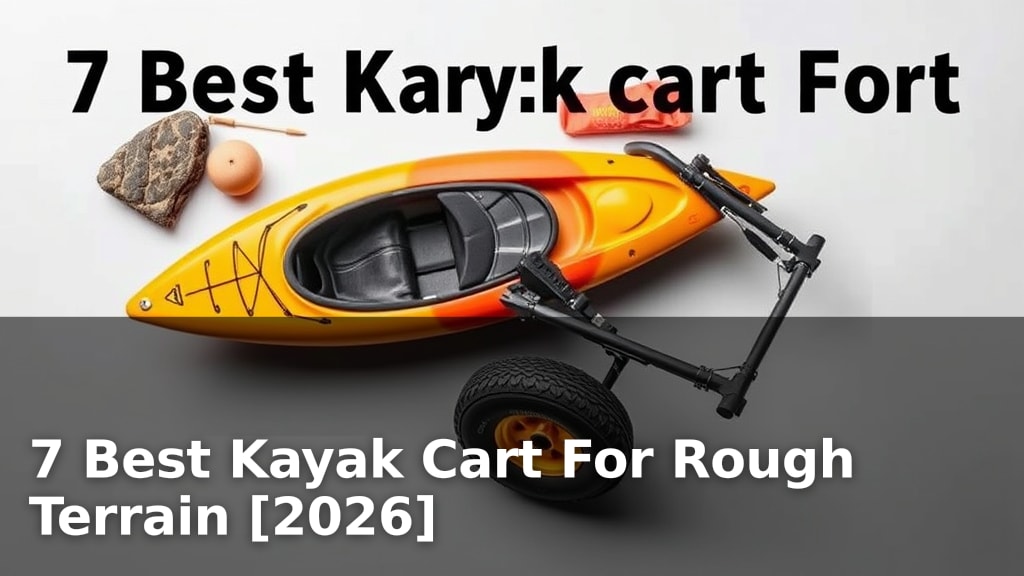 7 Best Kayak Cart For Rough Terrain [2026]