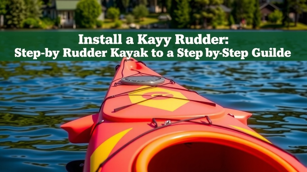 Retrofitting Your Kayak with a Rudder System