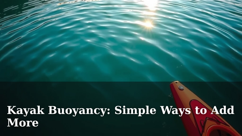 Kayak Buoyancy: Simple Ways to Add More
