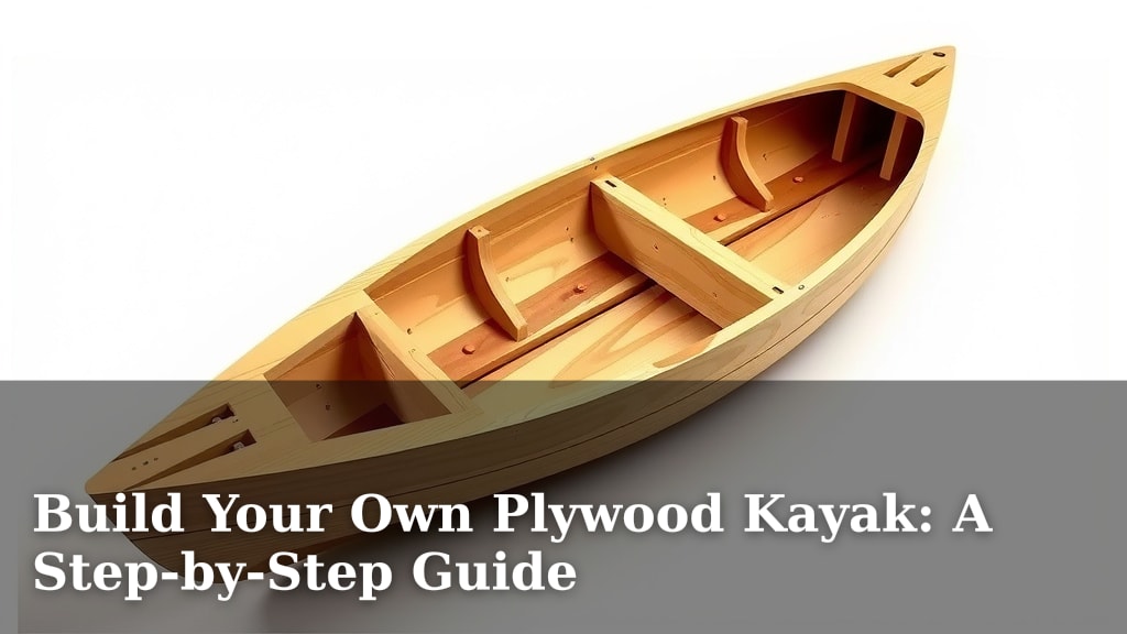 Build Your Own Plywood Kayak: A Step-by-Step Guide