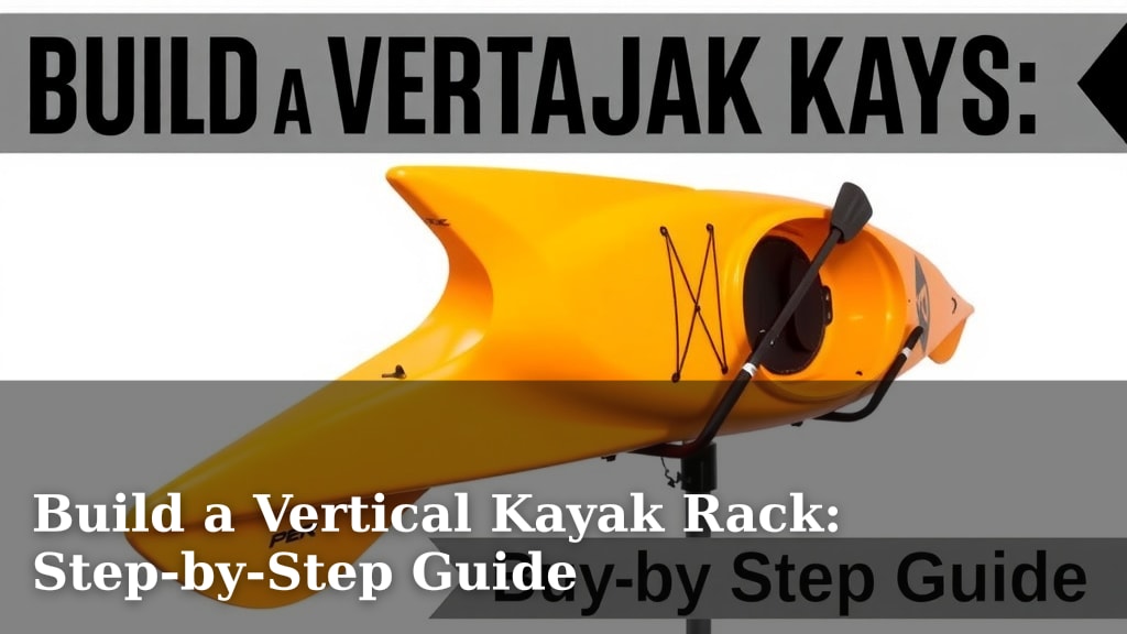 Build a Vertical Kayak Rack: Step-by-Step Guide