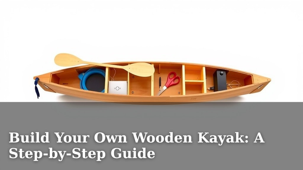 Build Your Own Wooden Kayak: A Step-by-Step Guide