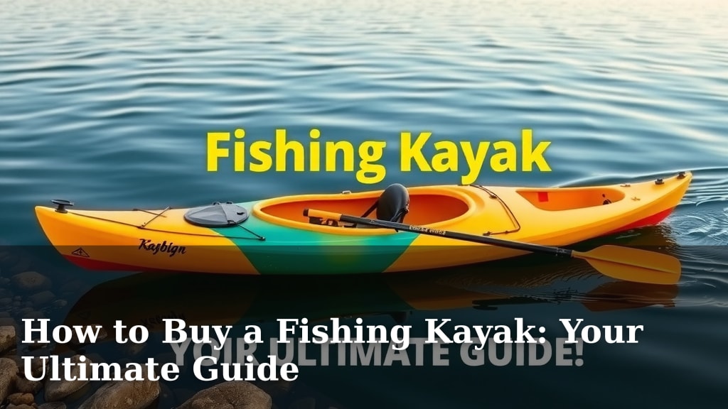How to Buy a Fishing Kayak: Your Ultimate Guide