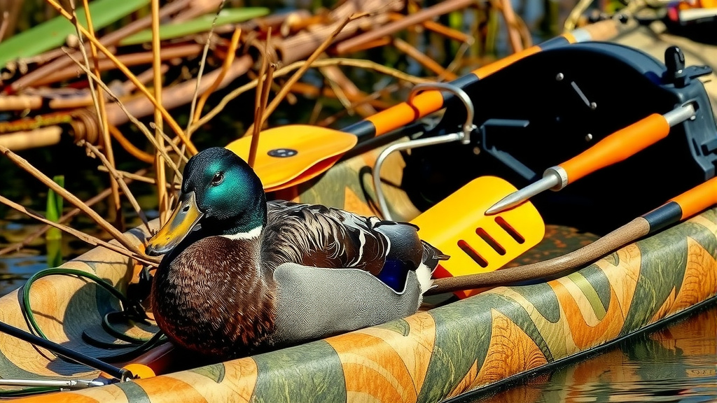 Getting Your Kayak Ready for Duck Hunting Concealment