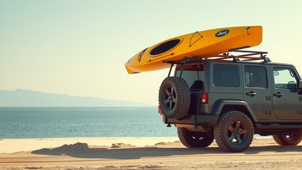Hauling Your Kayak with Your Jeep Wrangler
