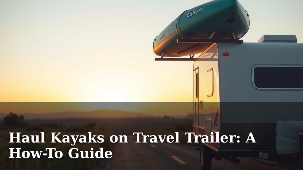 Haul Kayaks on Travel Trailer: A How-To Guide