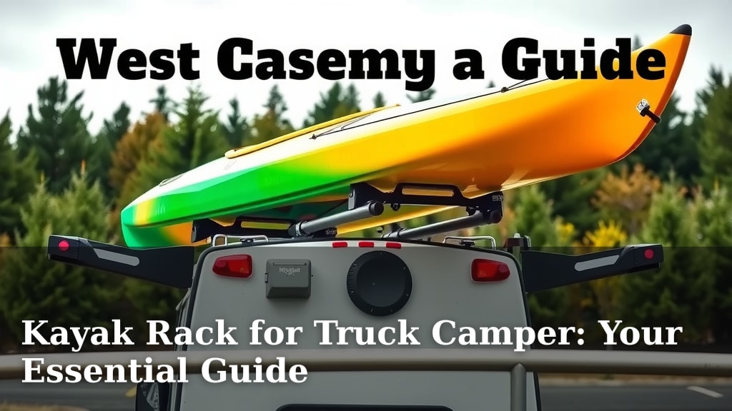 Kayak Rack for Truck Camper: Your Essential Guide