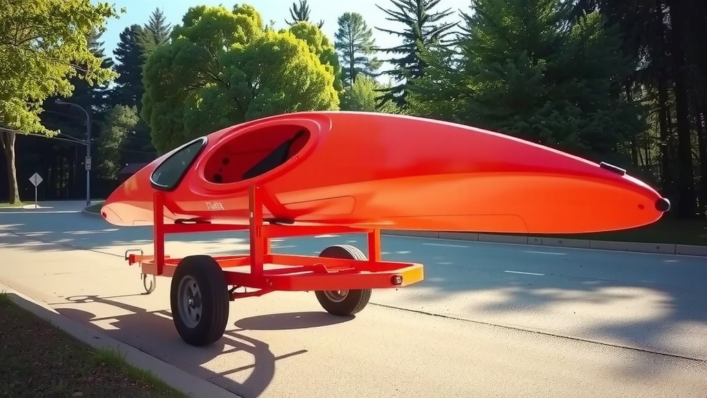 Transporting Your Kayak Safely on a Utility Trailer