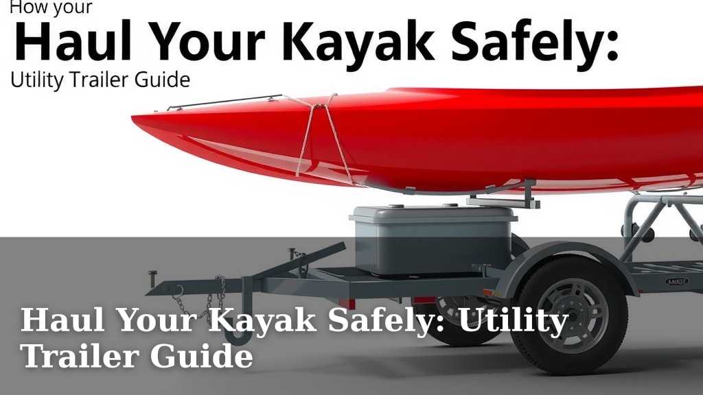 Haul Your Kayak Safely: Utility Trailer Guide