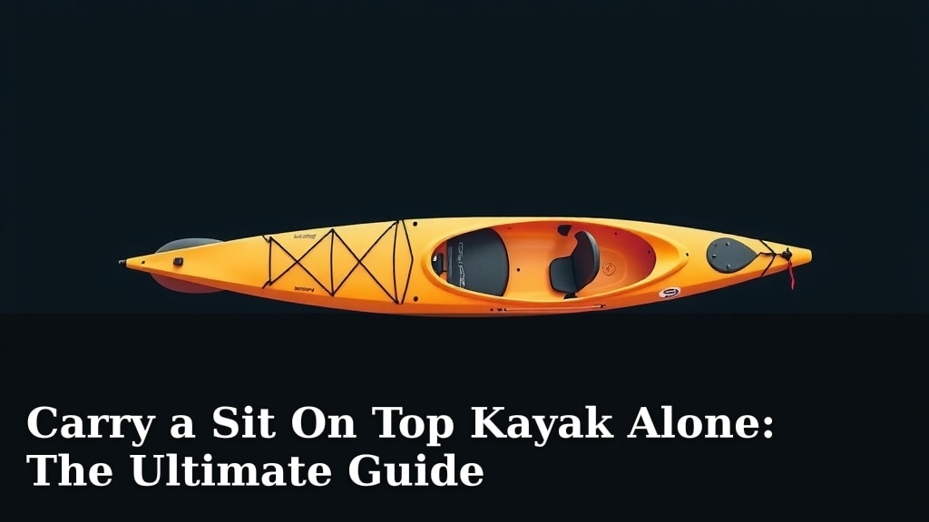 Carry a Sit On Top Kayak Alone: The Ultimate Guide