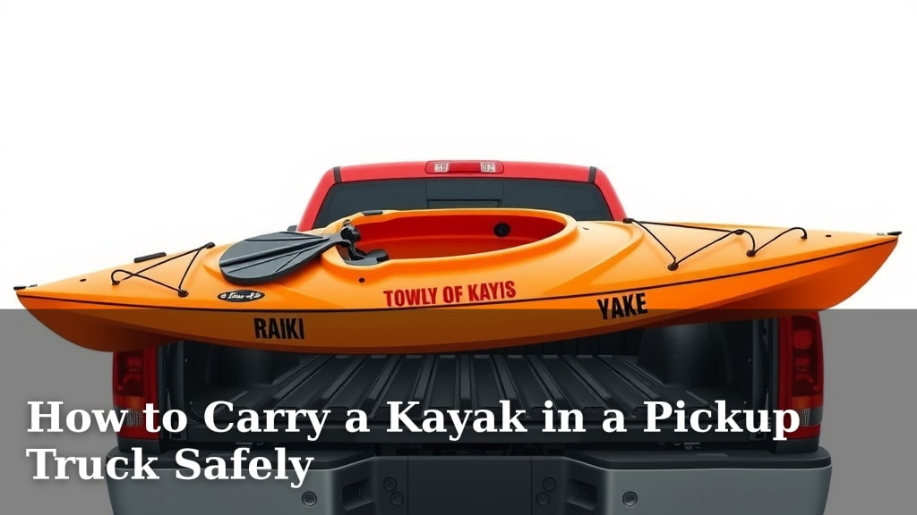 How to Carry a Kayak in a Pickup Truck Safely