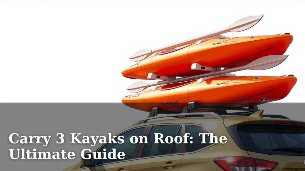 Carry 3 Kayaks on Roof: The Ultimate Guide