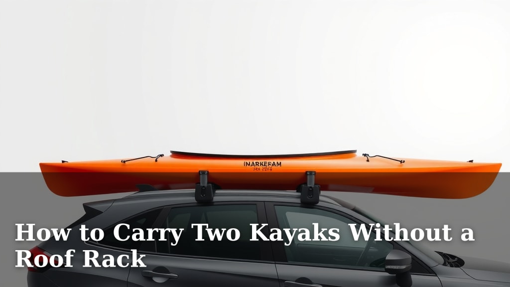 How to Carry Two Kayaks Without a Roof Rack