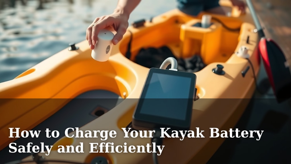 How to Charge Your Kayak Battery Safely and Efficiently