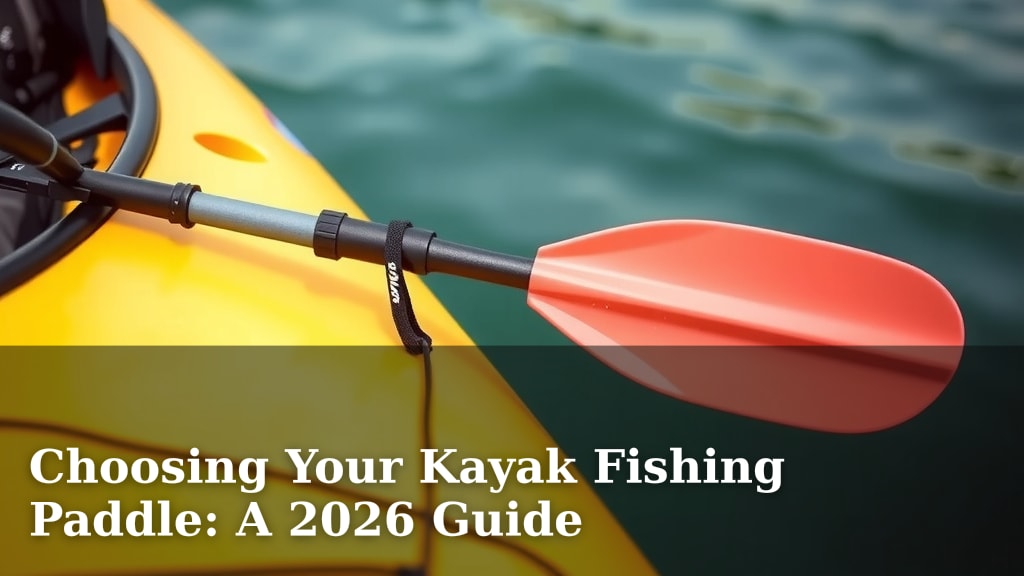 Choosing Your Kayak Fishing Paddle: A 2026 Guide