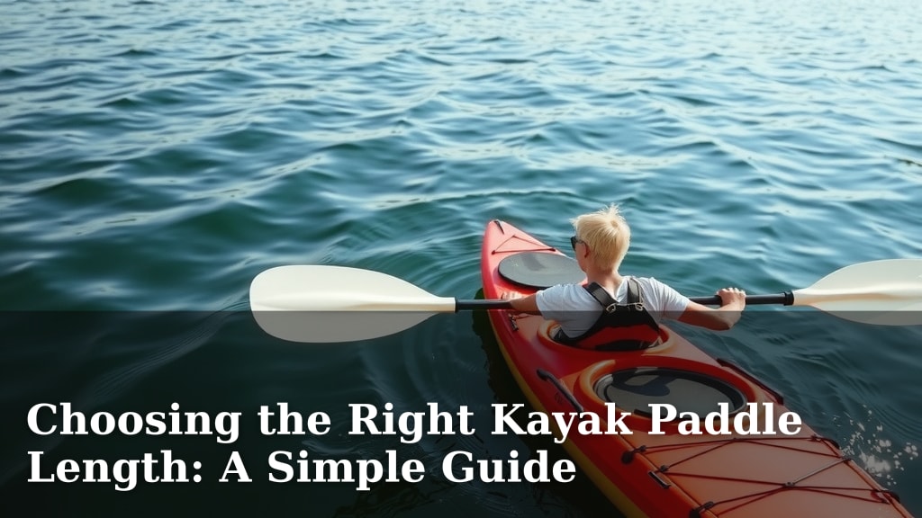 Choosing the Right Kayak Paddle Length: A Simple Guide