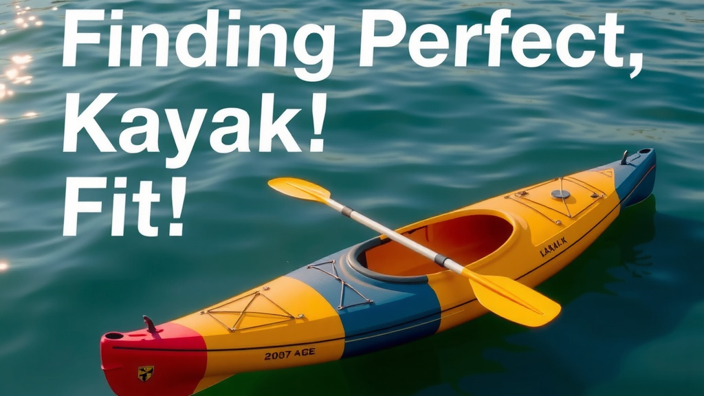 Finding Your Perfect Kayak Fit: Size Matters!