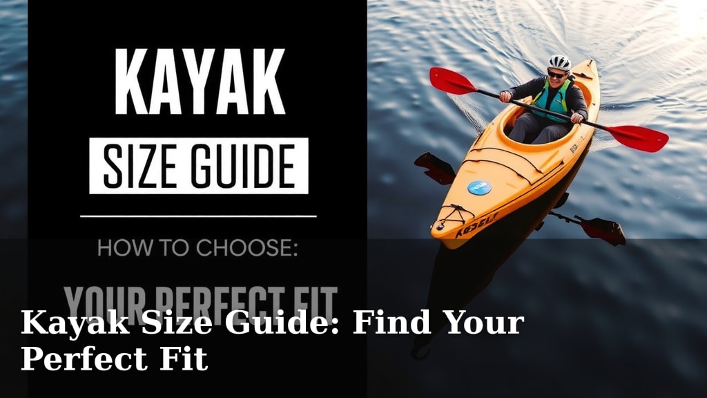 Kayak Size Guide: Find Your Perfect Fit
