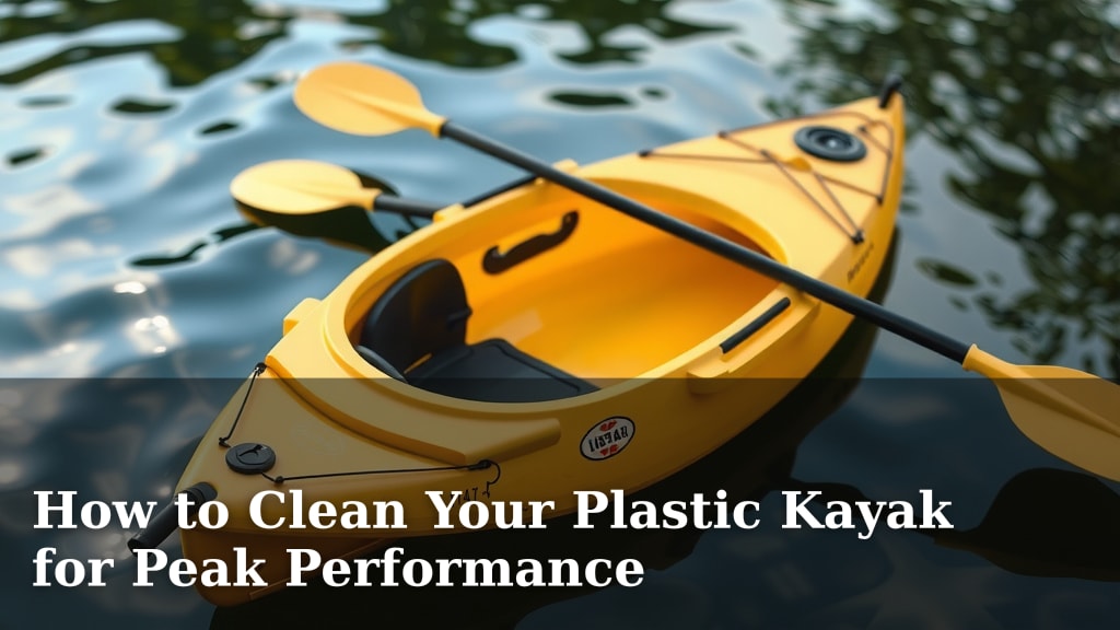 How to Clean Your Plastic Kayak for Peak Performance