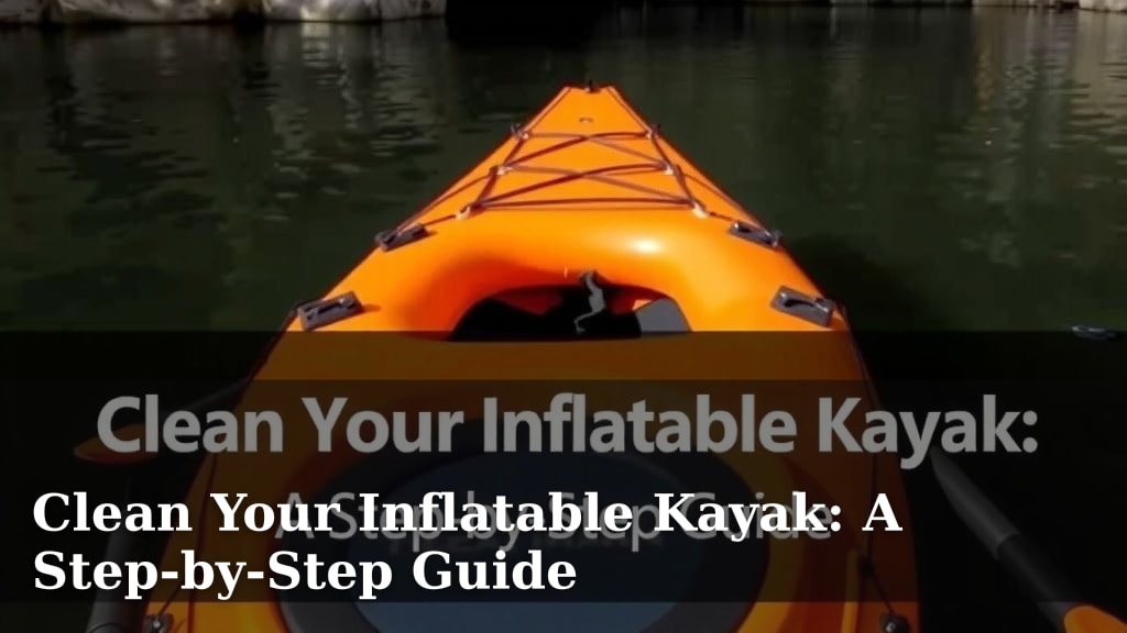 Clean Your Inflatable Kayak: A Step-by-Step Guide