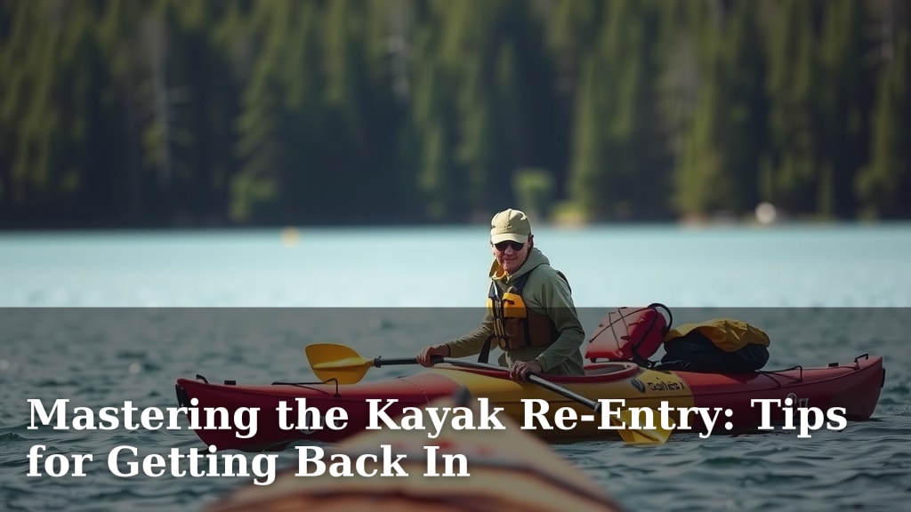 Mastering the Kayak Re-Entry: Tips for Getting Back In