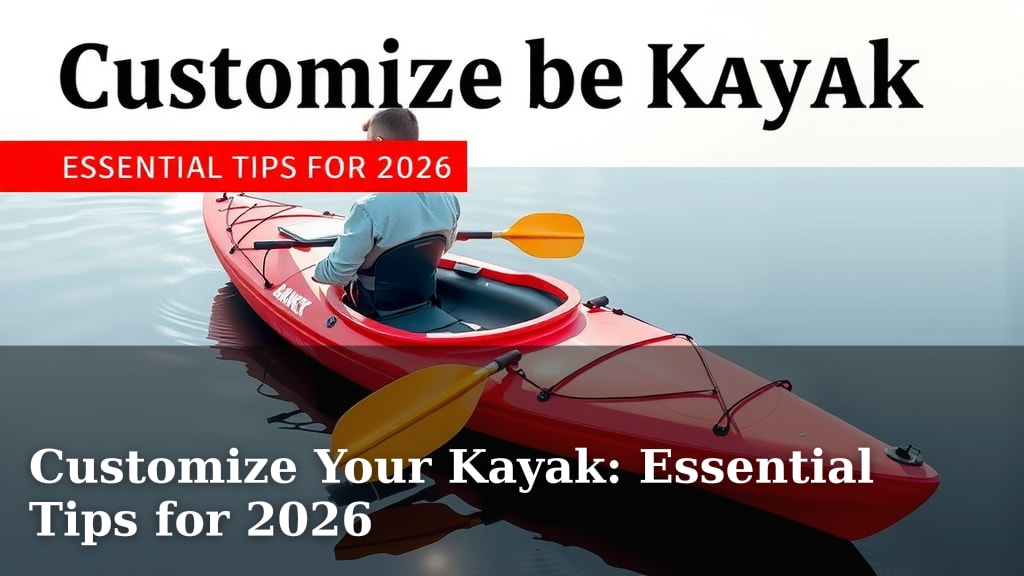 Customize Your Kayak: Essential Tips for 2026