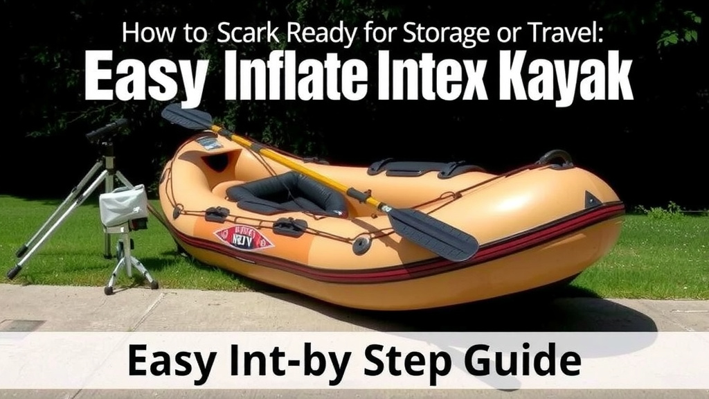 Getting Your Intex Kayak Ready for Storage or Travel