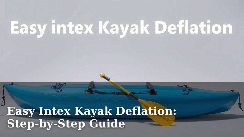 Easy Intex Kayak Deflation: Step-by-Step Guide