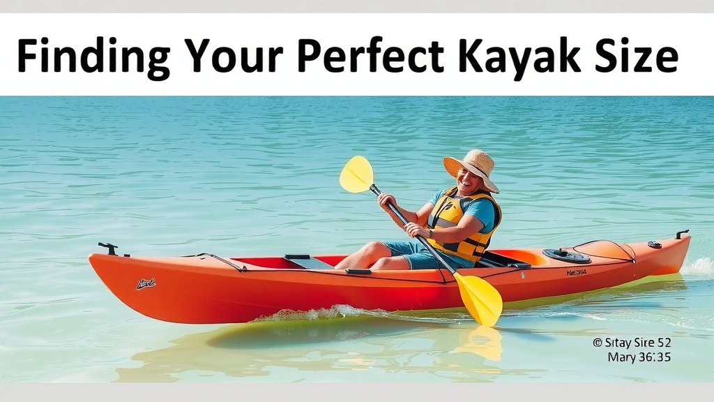 Finding Your Perfect Kayak Size