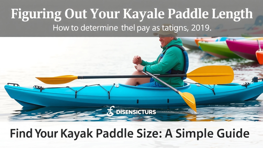 Figuring Out Your Kayak Paddle Length