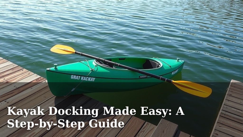 Kayak Docking Made Easy: A Step-by-Step Guide